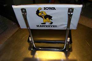 vTg iowa hawkeyes folding stadium seat chair bench cushion  