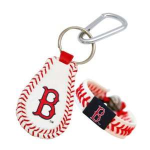  Boston Red Sox Bracelet & Keychain Set