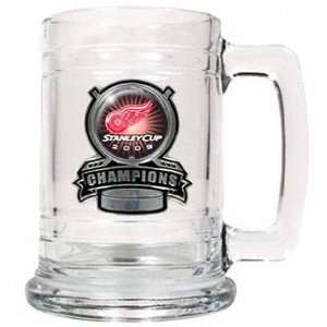  Detroit Red Wings 2009 Stanley Cup Champions Glass Stein 