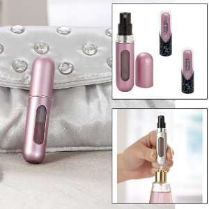   Refillable Spray with Cap Refills from Any Fragrance Bottle (Sleek