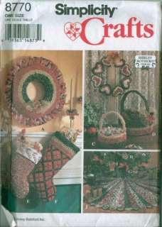 OOP Christmas Stockings Holiday Decoration + XMAS Accessories Sewing 