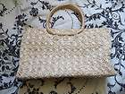 vintage straw bag tote  