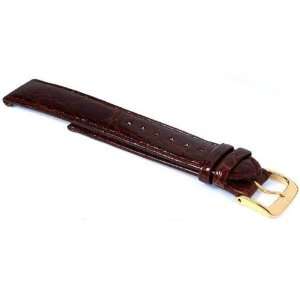  Genuine Brown Crocodile Watchband Leather Band 20mm Arts 
