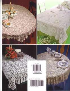   Attic Tablecloths in 1/2 The Time crochet pattern book that is new
