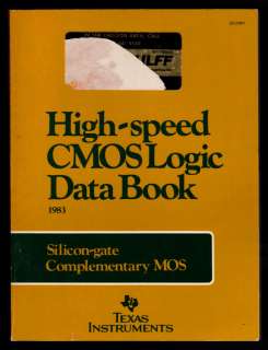Texas Instruments High Speed CMOS Logic Data Book  
