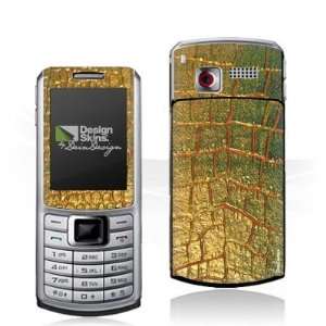  Design Skins for Samsung S3310   Gold Snake Design Folie 