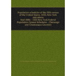 Population schedules of the fifth census of the United States, 1830 