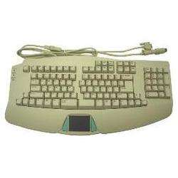 ERGONOMIC SPLIT PS2 KEYBOARD TOUCHPAD Serial MOUSE NEW  