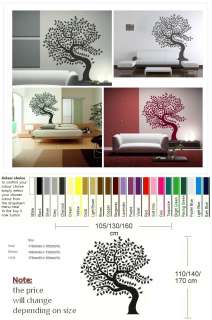 AMAZING HUGE TREE OF LIFE WALL ART DECAL STICKER giant tattoo picture 
