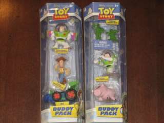 Toy Story Buddy Pack 7 Figures Buzz Hamm RC Woody Army  