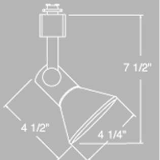 Elco Track Lighting ET674 Par30 Cone NEW Track Lighting  