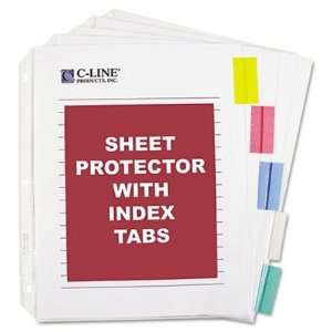    CLI05550 C Line® PROTECTOR,SHEET,TAB,CLRD 