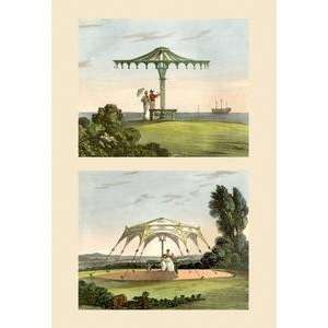    Vintage Art Fanciful Garden Shelters   07893 6