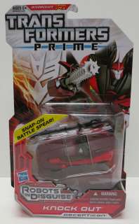 Transformers PRIME Series Deluxe Knock Out Robots In Disguise New In 