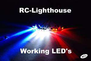 RC LED Lights for your Traxxas Losi, HPI CEN 4W4R4B 5mm  