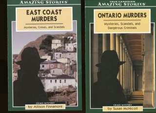CRIME STORIES CANADA BC EAST COAST ONT MURDERS GIFT SET  