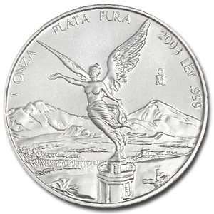  2003 Mexican Libertad 1 ounce Silver Coin 