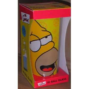  Simpsons Hi Ball Glass Donuts and Homer