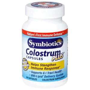  Symbiotics Colostrum Plus Colostrum Supplement, Capsules 