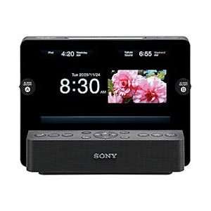  Sony Multi function FM/AM Clock Radio with Dock for iPod 