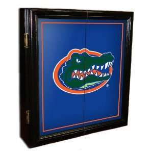    Florida Gators Mvp Dart Cabinet W/Bristle Board