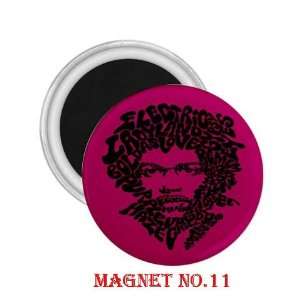  Jimi Hendrix Souvenir Magnet 2.25  Kitchen 