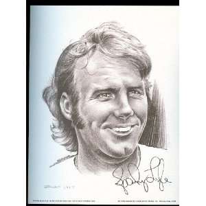   Sparky Lyle New York Yankees Lithograph 