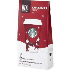 Starbucks VIA® Christmas Blend Coffee  Grocery & Gourmet 