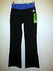ALO Yoga/Fitness Pants, W5007, Black with Lapis Waist, New with Tags