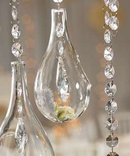 Wedding Ceremony & Reception Decorative Small Blown Glass TearDrop 