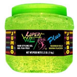    Super Wet Hair Styling Gel Green 2.2 lb   Gel Fija Pelo Beauty