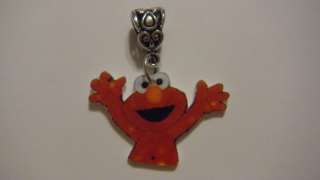 Elmo pendant charm   sesame street jewelry adorable   