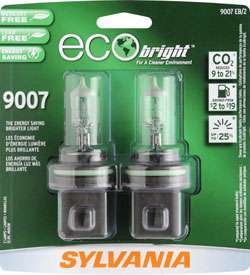  Sylvania 9007 EB/2 HB5 BP 12 TWIN EcoBright Headlight 