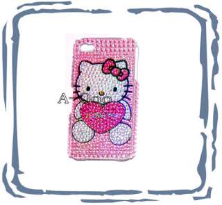 Love Hello Kitty Hard Cover Case for iPhone 4S 4G Pink  