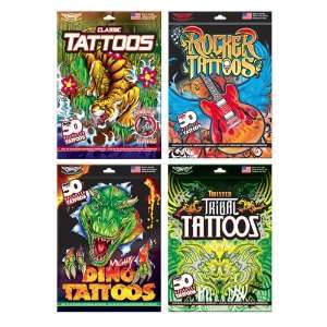  Savvi Boys Tattoo Assortments  1 Rocker, 1 Twisted Tribal 