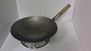   Street Vendor 14 Commercial Quality Carbon Steel Wok with base  