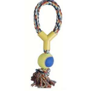   Dog Pet Puppy Chew Tuggy Rope Ball Toy Healthy Gums