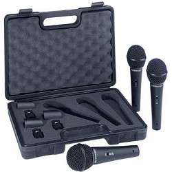 Behringer XM1800S Dynamic Cardioid Vocal Microphone 3PK 689076749671 