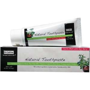  Dr. Collins Natural Toothpaste   Vanilla Mint w/ Goji, 4.2 