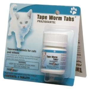  Tradewinds Feline Tapeworm Tabs , 3 23mg Tabs Pet 