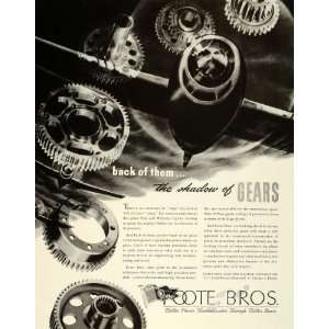 com 1944 Ad Foote Bros. Gear Machine Corp Chicago Power Transmission 