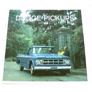 1967 67 DODGE PICKUP Truck BROCHURE 