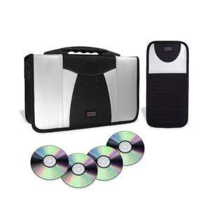  120 Sleeve Media Tote CD Case with 12 CD Visor  