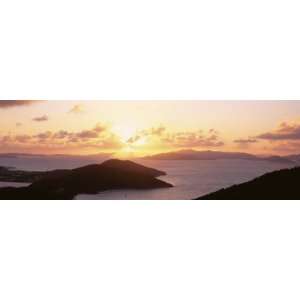 British Virgin Islands, Virgin Gorda, View of the Sunset by Panoramic 