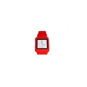  iPod Nano 6 Silicone Watch Band   Red  Players & Accessories