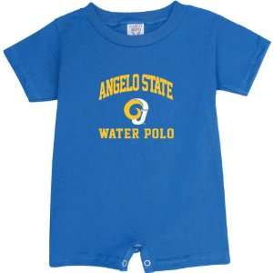   State Rams Royal Blue Water Polo Arch Baby Romper