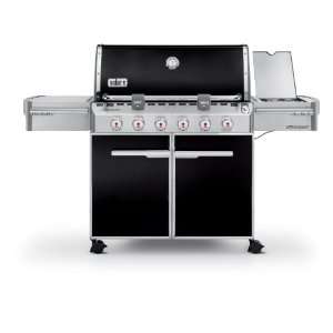  Weber Summit E 620 Natural Gas Grill in Black w/ Six SS 