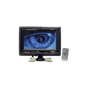 Pyle PLHR76 7 Widescreen LCD Mobile Video Monitor W/ Headrest Shroud