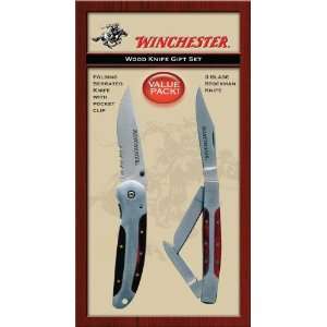  Winchester 22 999425 Wood Knife Gift Set.