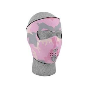 Headgear Pink Camo Womens Full Face Mask Road Race Motorcycle Helmet 
